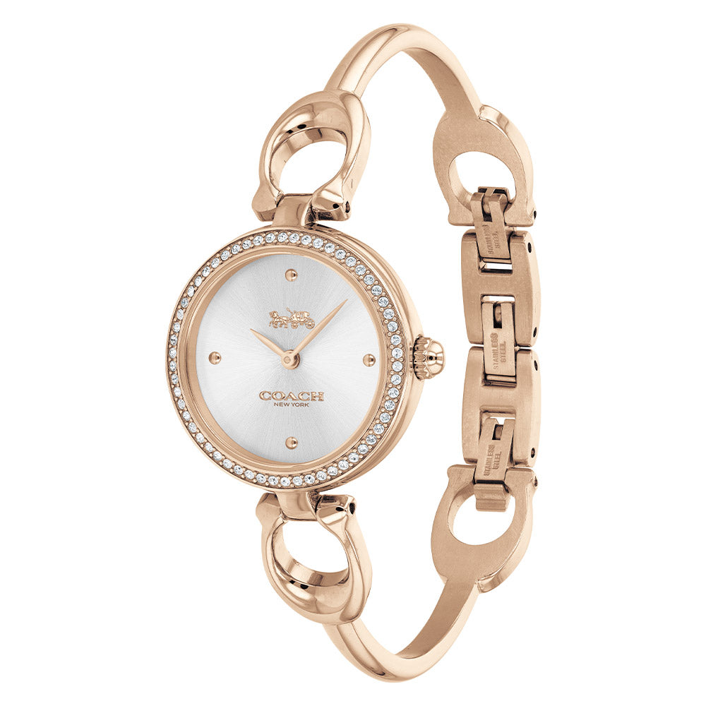 Coach Park Carnation Gold Steel Bangle Ladies Watch - 14503447