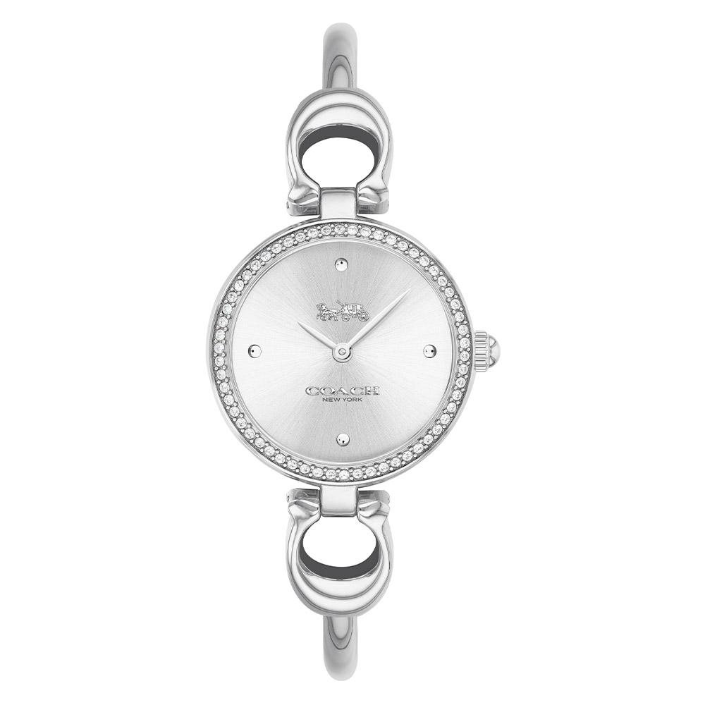 Coach Park Signature C Silver Steel Ladies Watch - 14503448