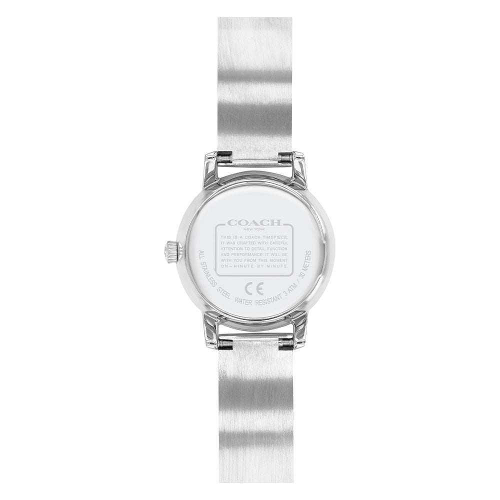 Coach Signature C Silver Steel with Crystals Ladies Watch - 14503496