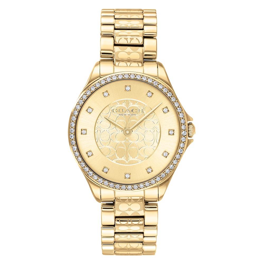 Coach Astor Gold Steel Women's Watch - 14503504