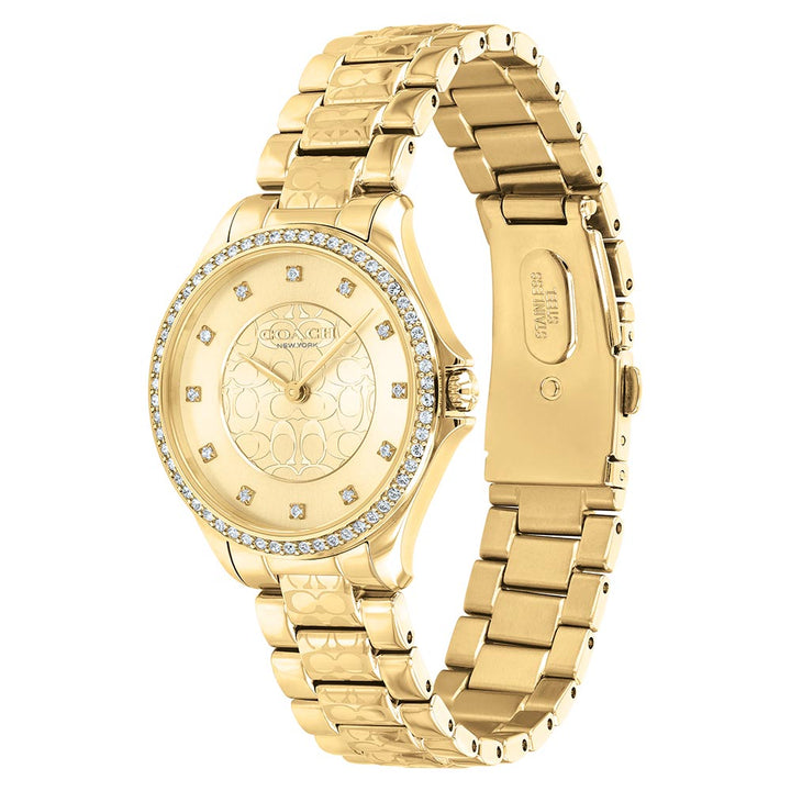 Coach Astor Gold Steel Women's Watch - 14503504