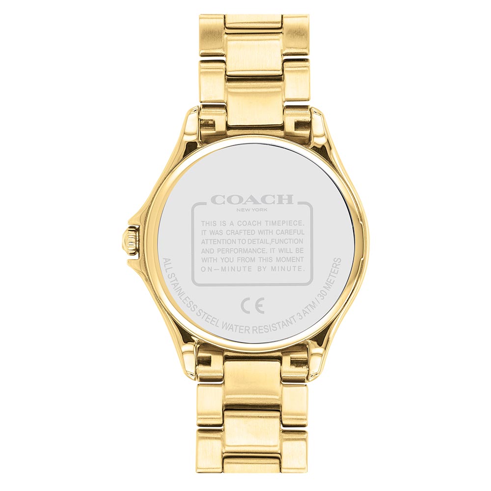 Coach Astor Gold Steel Women's Watch - 14503504