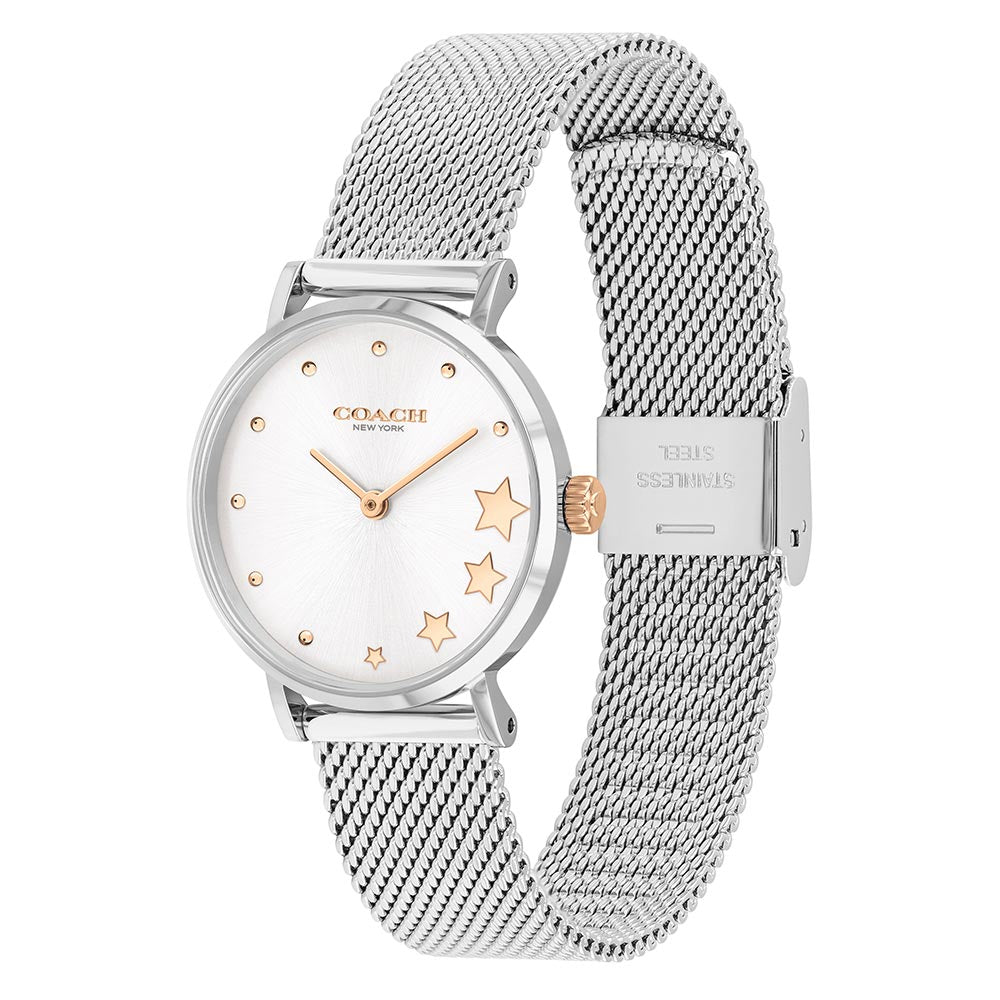 Coach Perry Silver Mesh Ladies Watch - 14503519