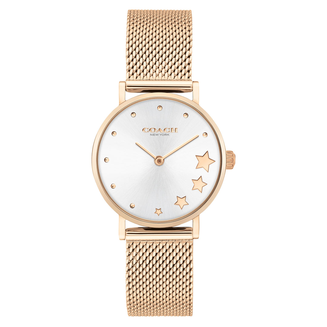 Coach Perry Rose Gold Mesh Ladies Watch - 14503520