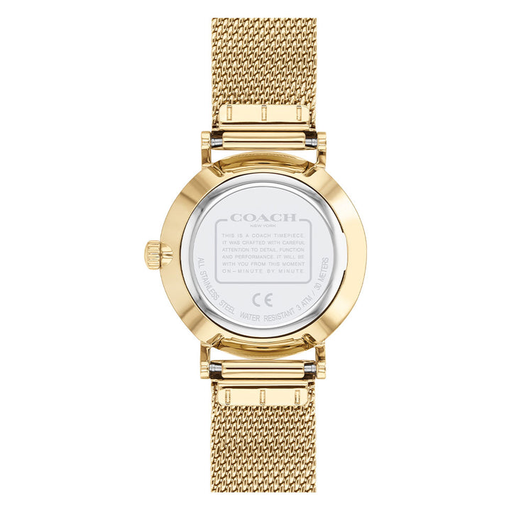 Coach Perry Gold Mesh Ladies Watch - 14503521