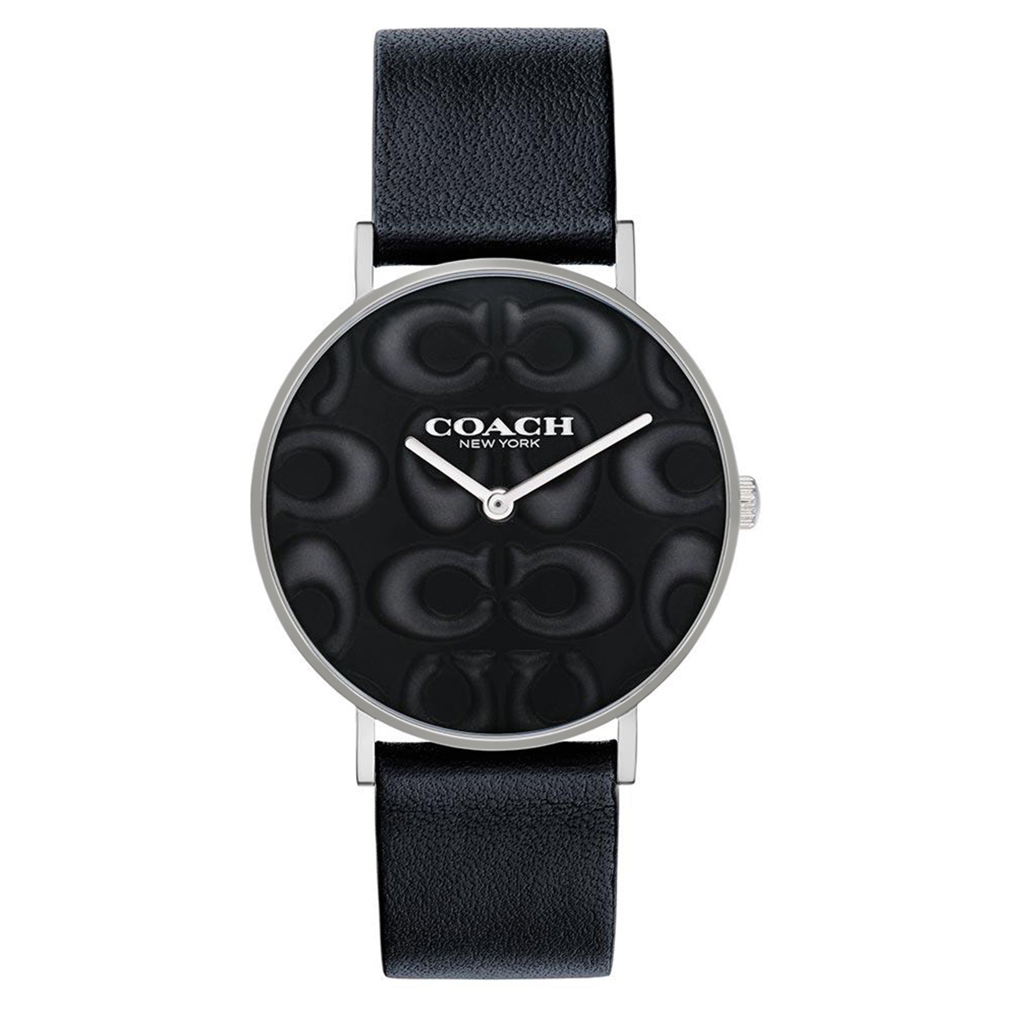 Coach Perry Classic Navy Leather Ladies Watch - 14503557