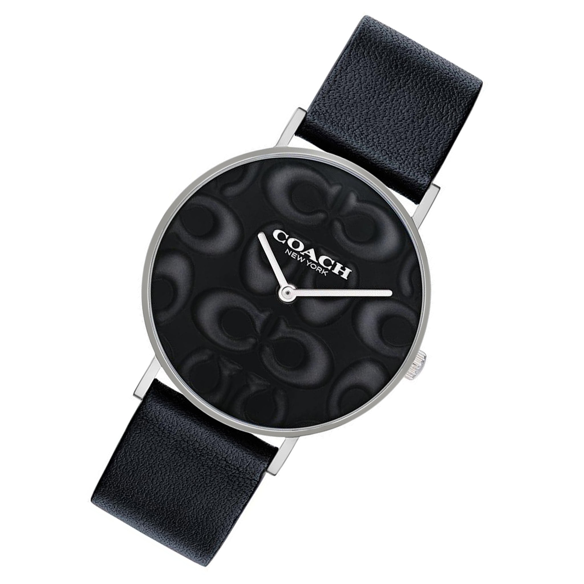 Coach Perry Classic Navy Leather Ladies Watch - 14503557