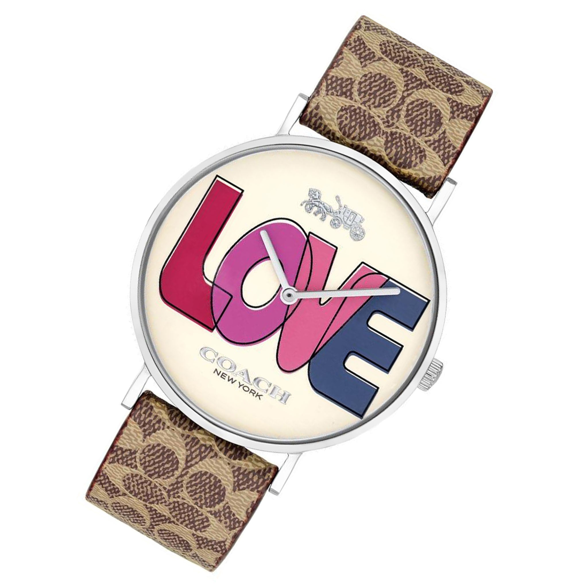 Coach Perry Brown Leather Ladies Watch - 14503570