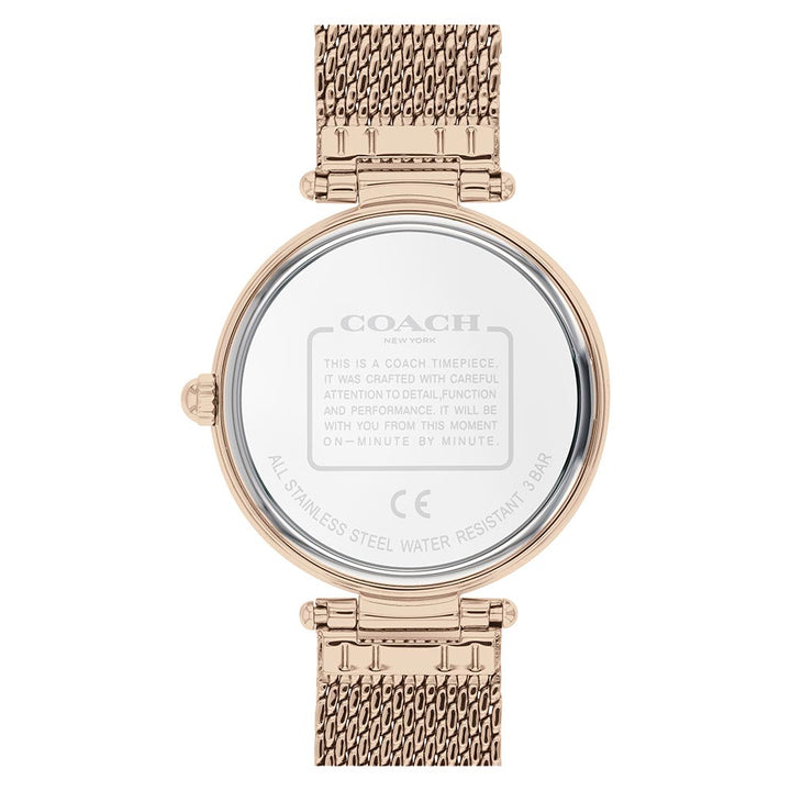 Coach Park Carnation Gold Mesh Women's Multi-function Watch - 14503595