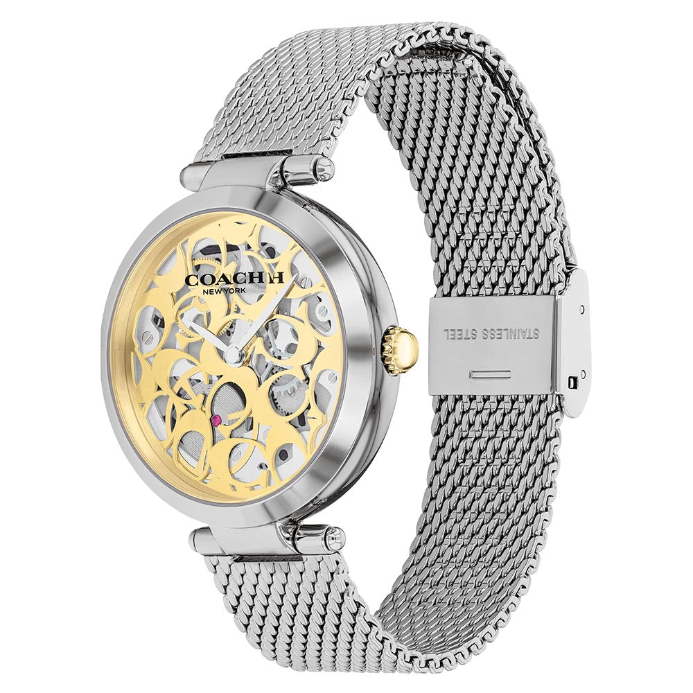 Coach Park Silver Mesh Women's Multi-function Watch - 14503596