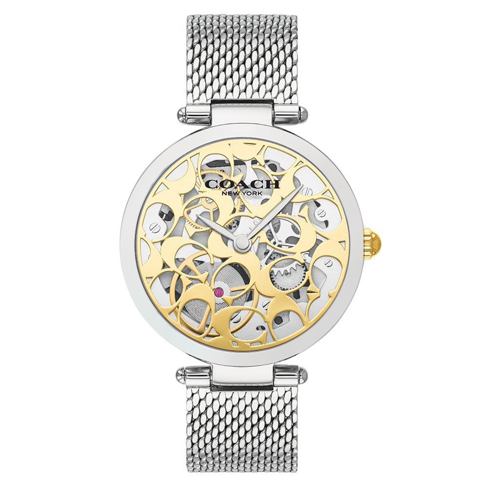 Coach Park Silver Mesh Women's Multi-function Watch - 14503596