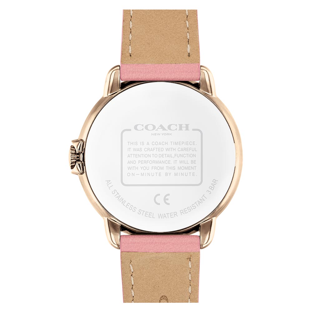 Coach Arden Pink Leather Women's Watch - 14503608