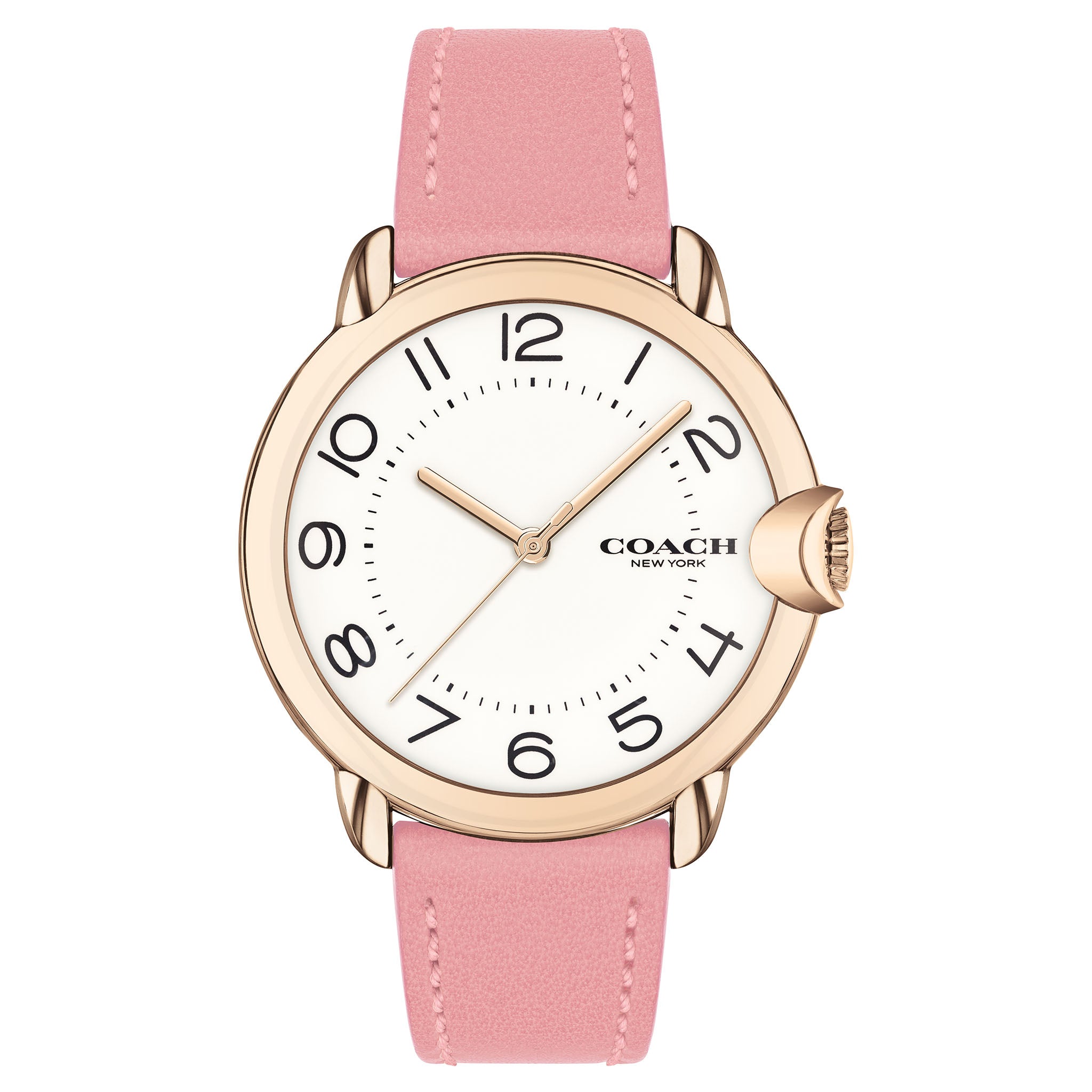 Coach Arden Pink Leather Women's Watch - 14503608