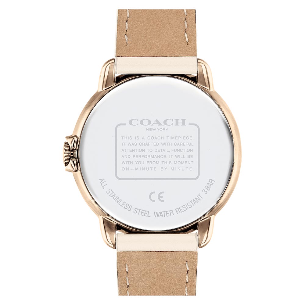 Coach Arden Chalk Leather Women's Watch - 14503609