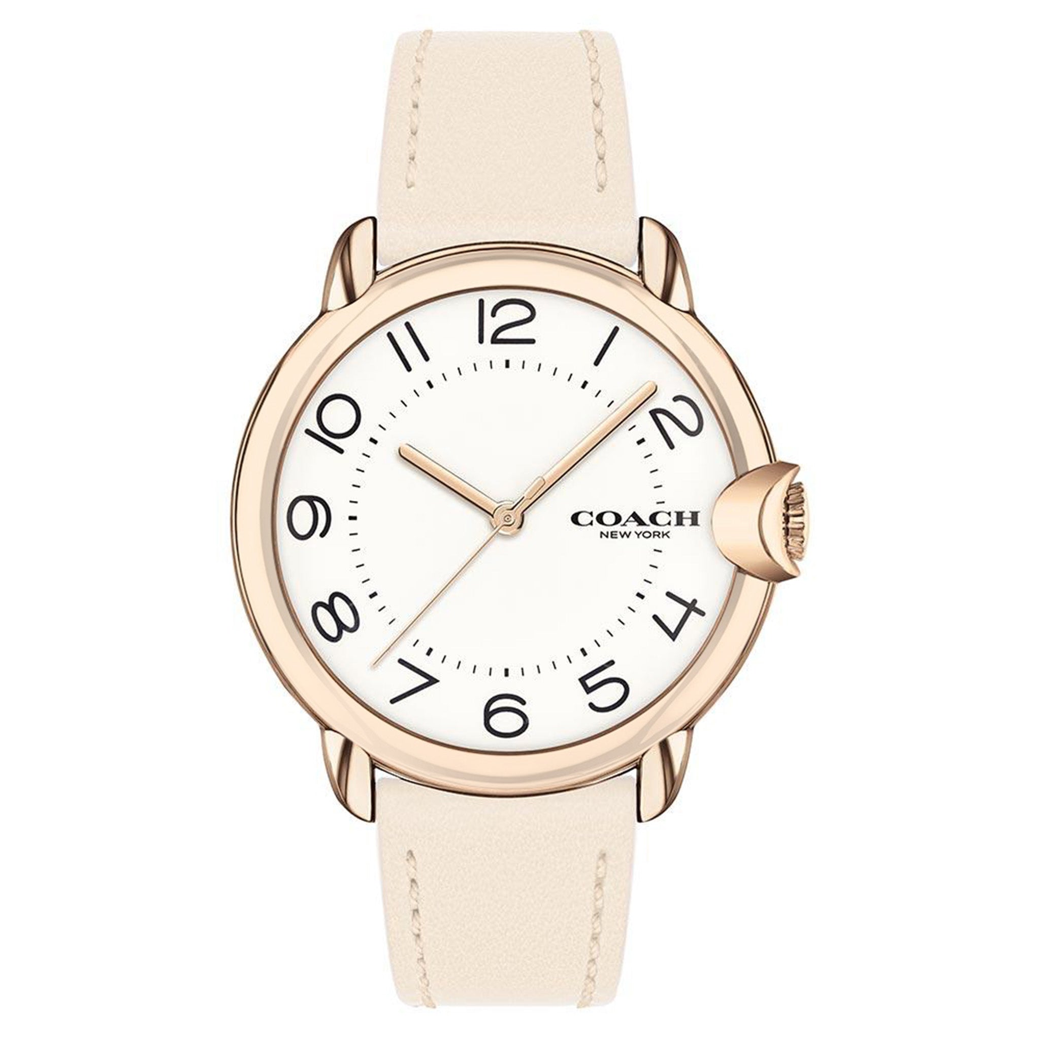 Coach Arden Chalk Leather Women's Watch - 14503609