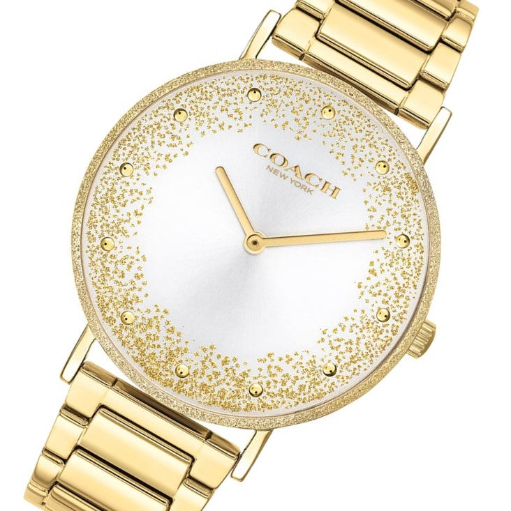 Coach Perry Gold Steel Women's Watch - 14503633