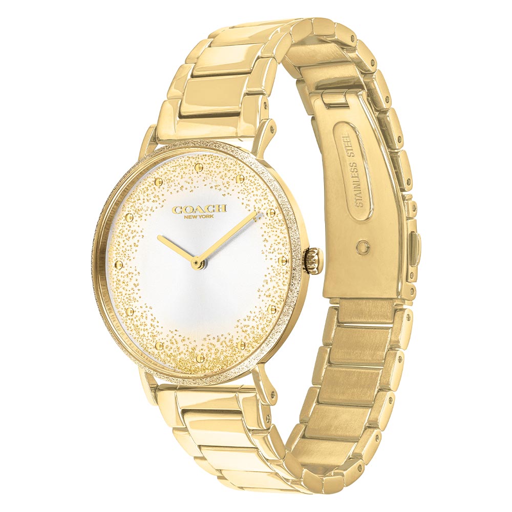 Coach Perry Gold Steel Women's Watch - 14503633