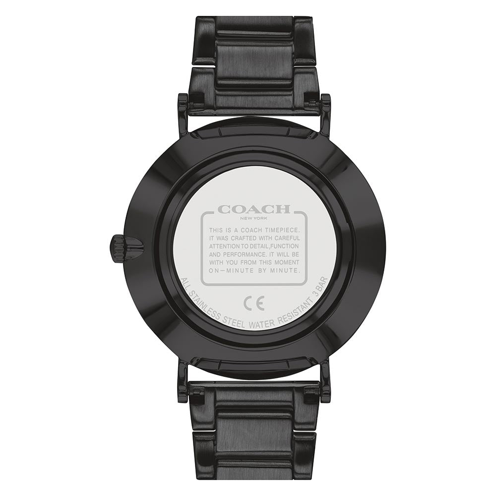 Coach Perry Plated Black Steel Women's Watch - 14503636