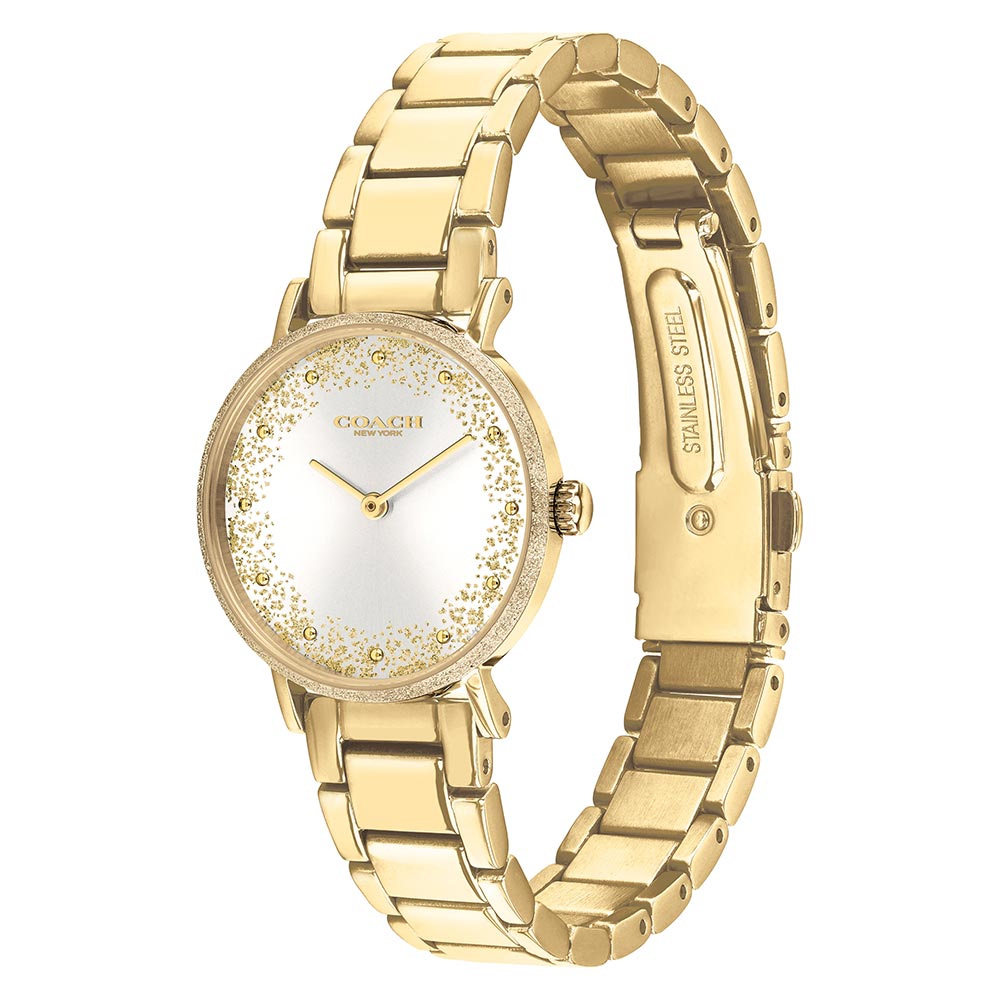 Coach Perry Gold Steel Women's Watch - 14503638