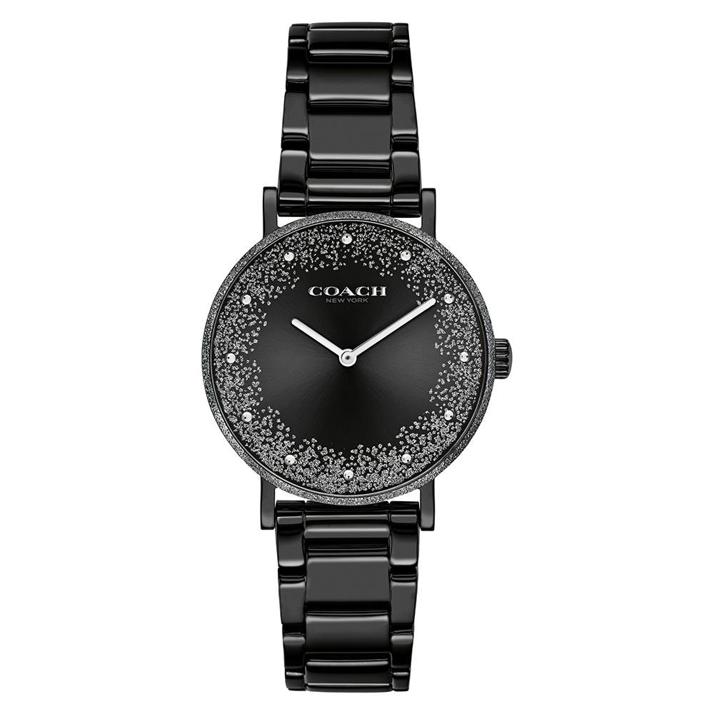 Coach Perry Black Steel Women's Watch - 14503641