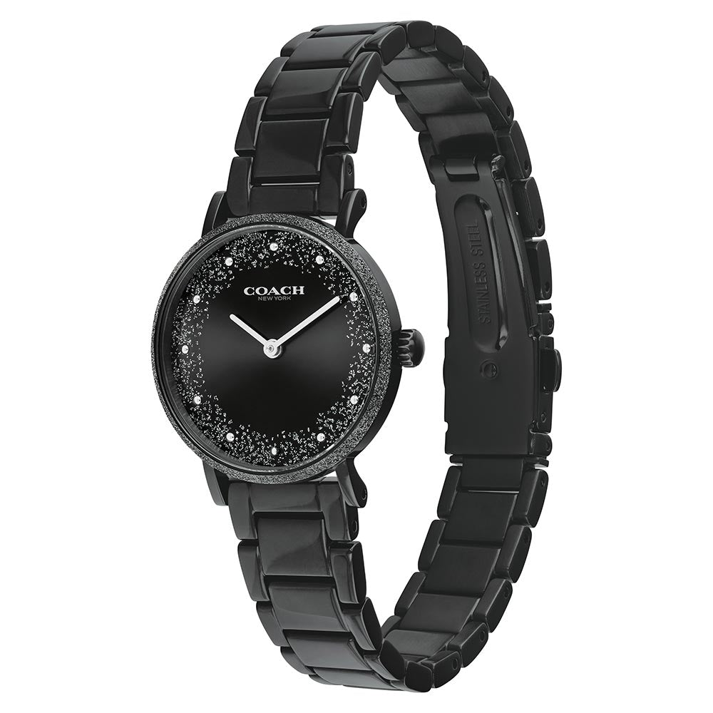 Coach Perry Black Steel Women's Watch - 14503641