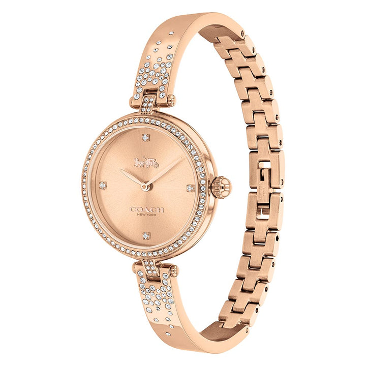 Coach Park Rose Gold Steel with Crystals Women's Watch - 14503651