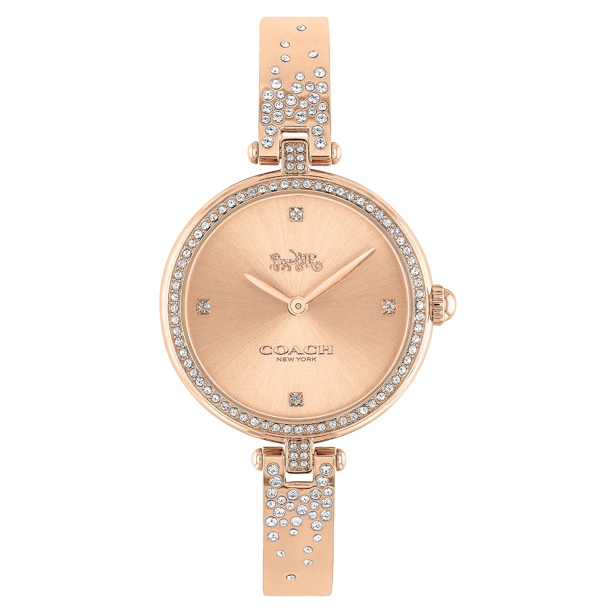 Coach Park Rose Gold Steel with Crystals Women's Watch - 14503651