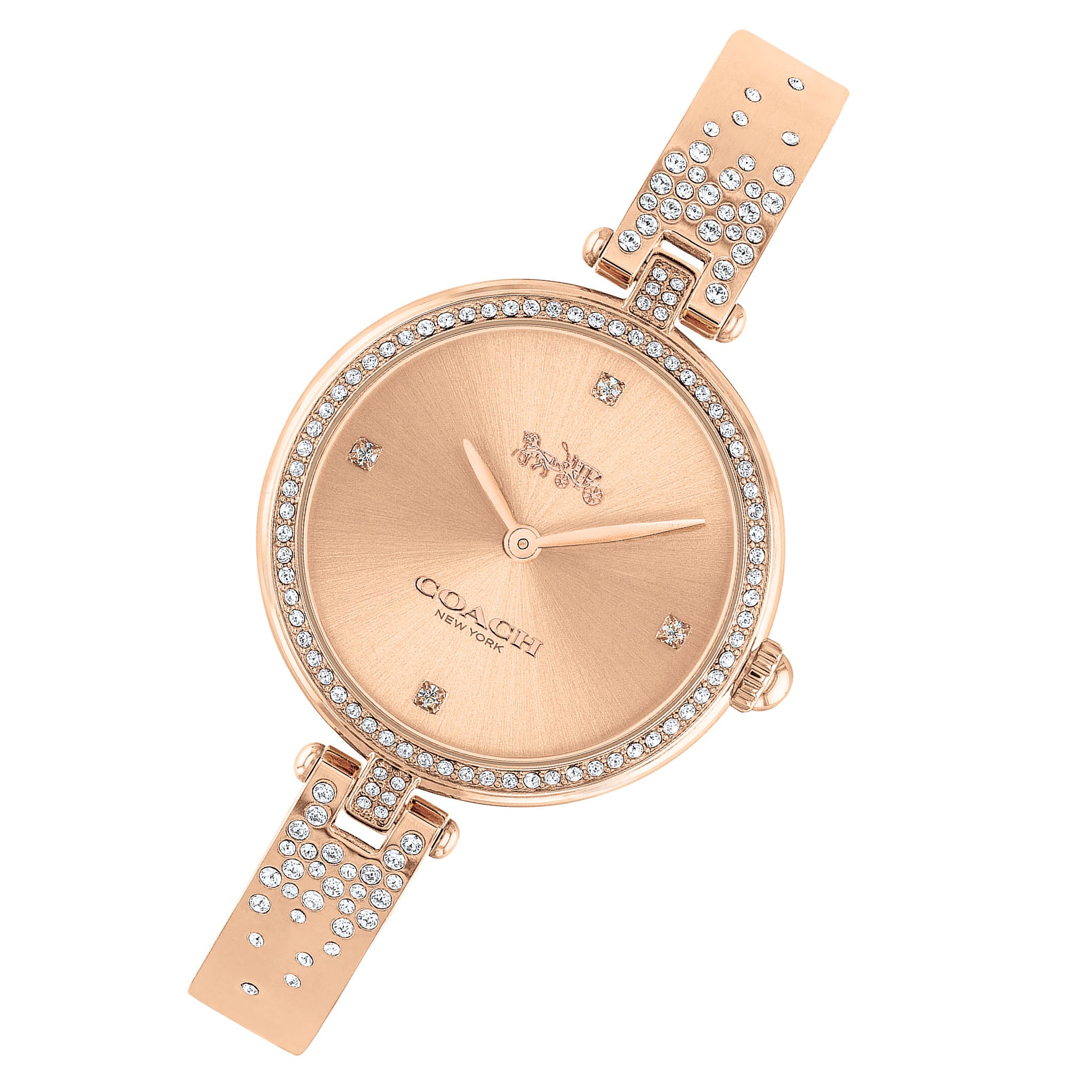 Coach Park Rose Gold Steel with Crystals Women's Watch - 14503651