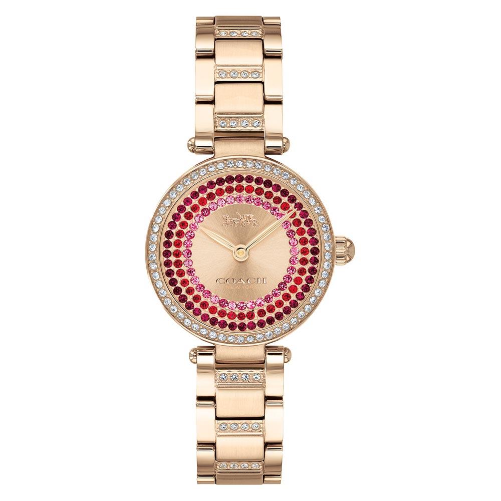 Coach Park Carnation Gold Steel with Crystal Women's Watch - 14503669