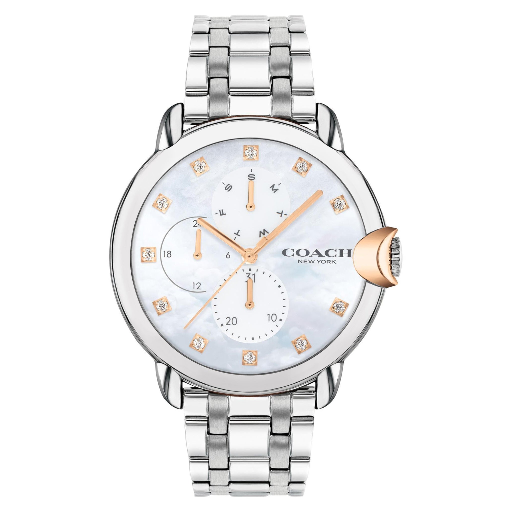 Coach Arden Stainless Steel Women's Multi-function Watch - 14503680