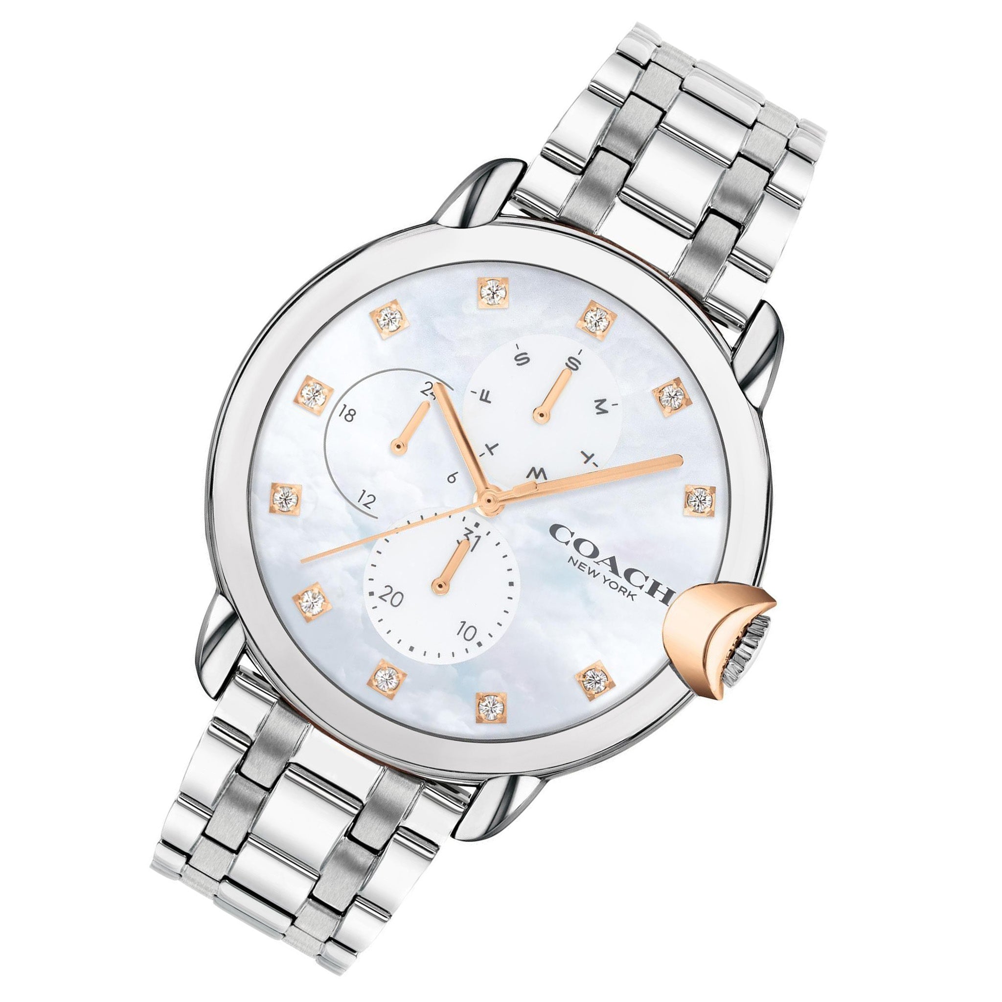 Coach Arden Stainless Steel Women's Multi-function Watch - 14503680