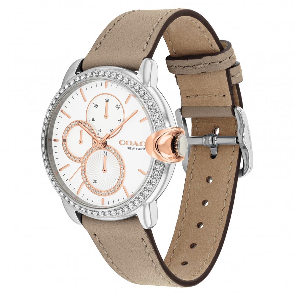 Coach Arden Brown Leather Women's Multi-function Watch - 14503733