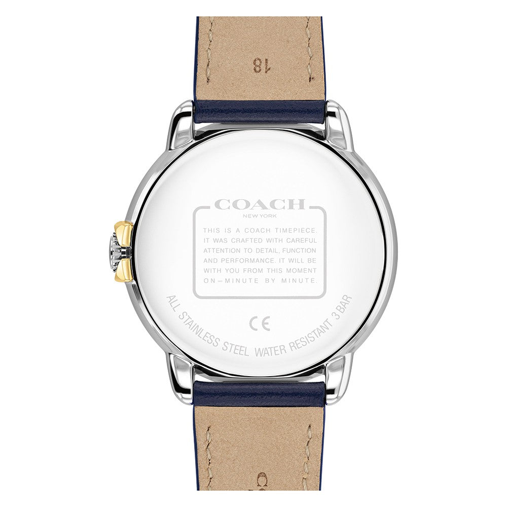 Coach Arden Navy Leather Women's Multi-function Watch - 14503734