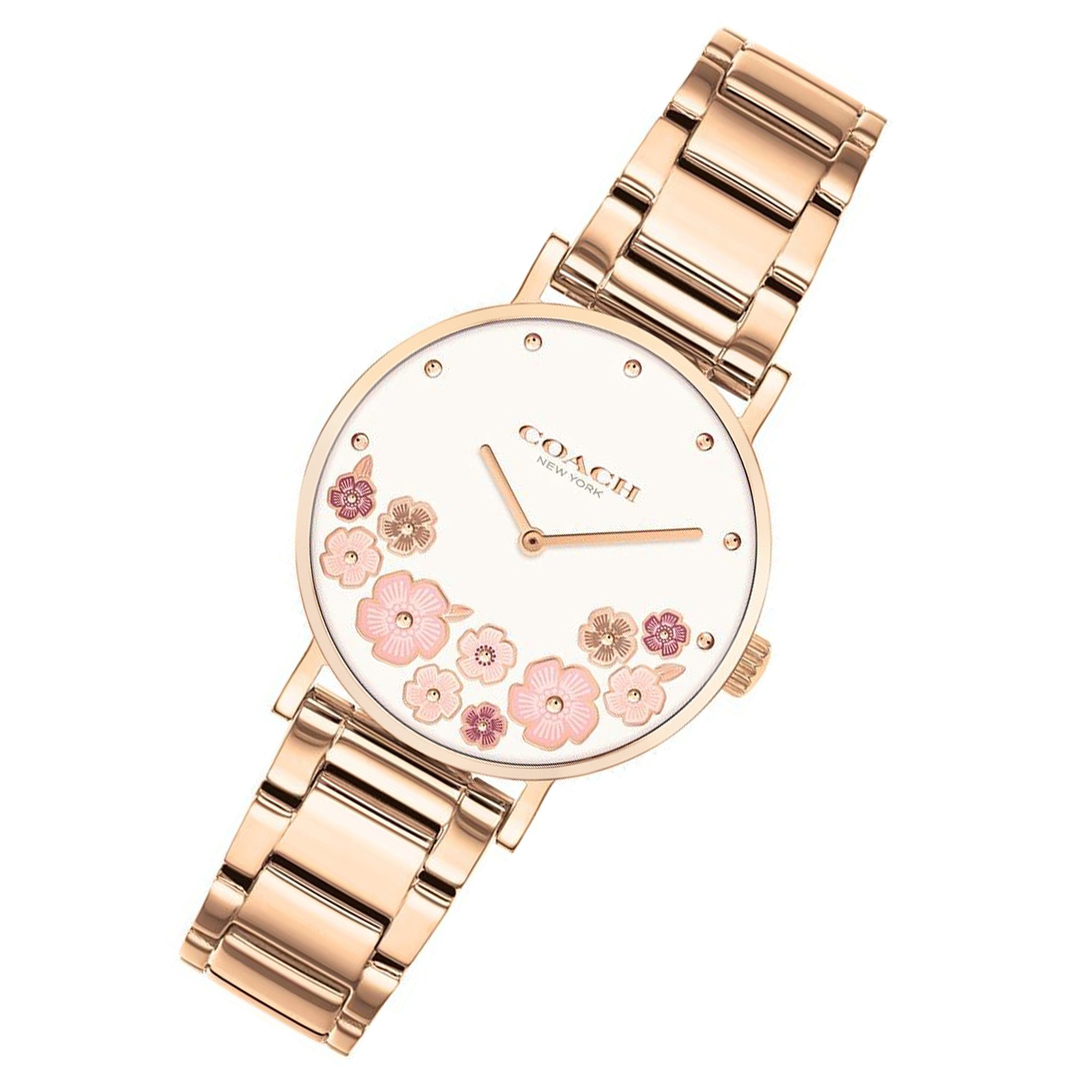 Coach Rose Gold Steel Women's Watch - 14503767