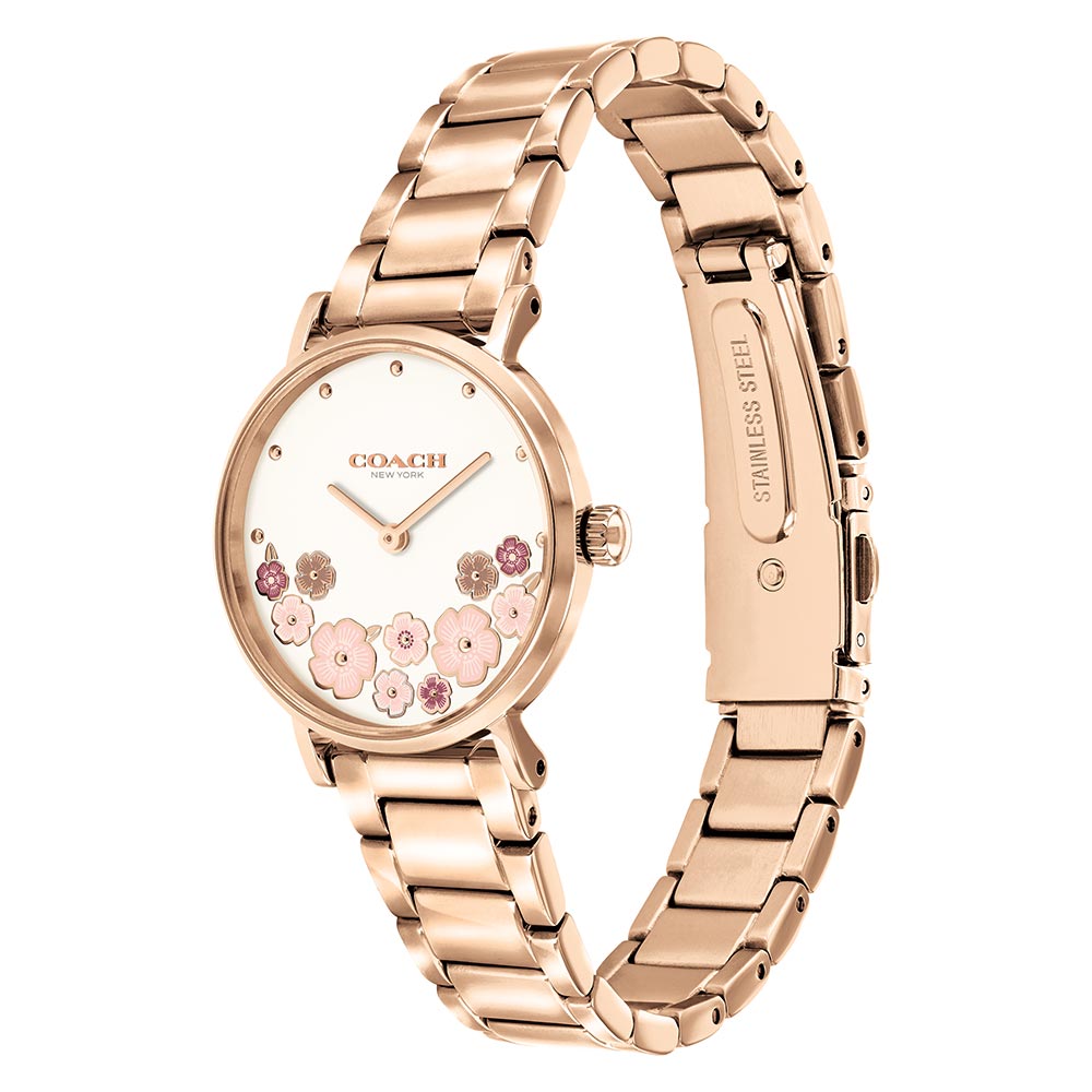 Coach Rose Gold Steel Women's Watch - 14503767