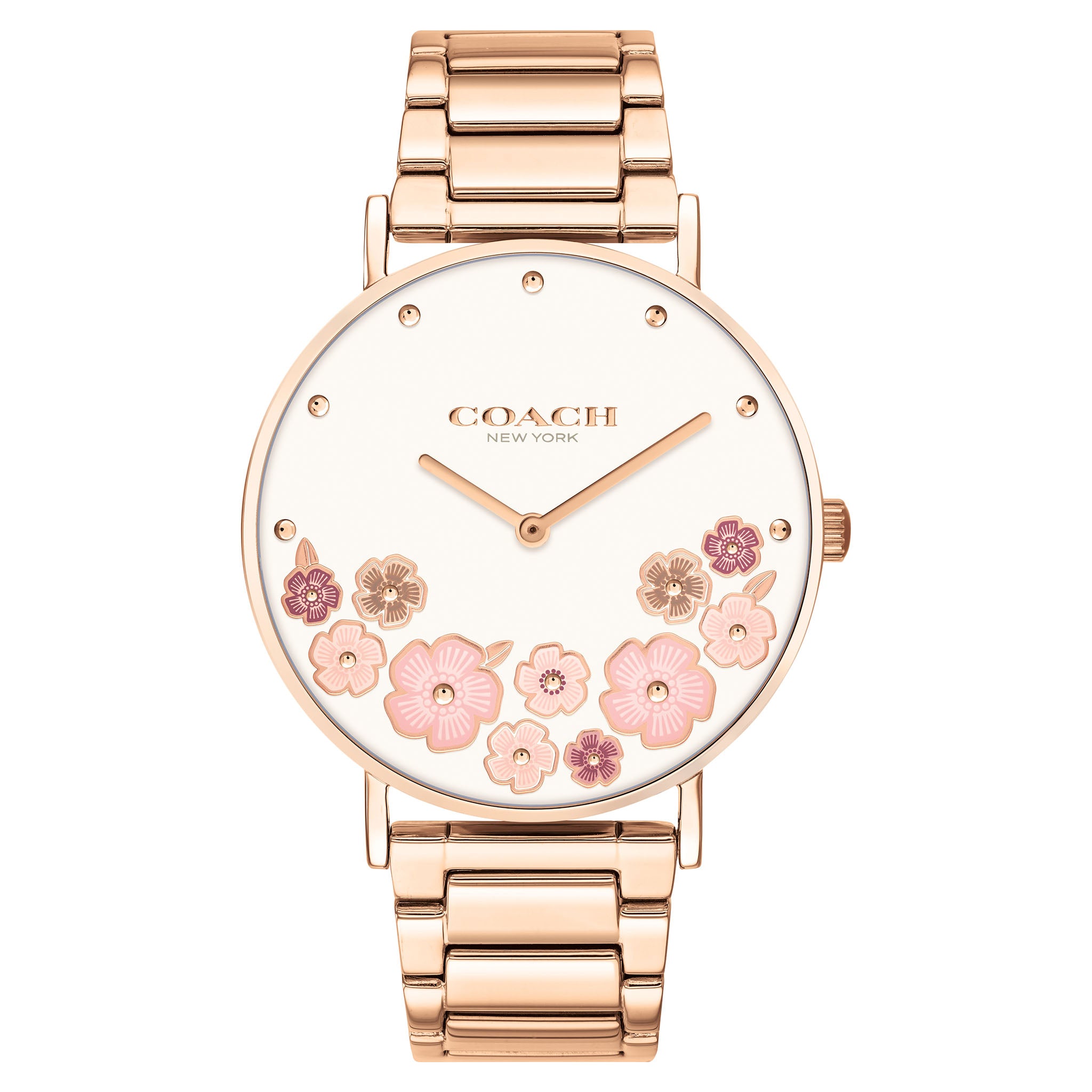 Perry Rose Gold Coach Perry Analog Watch COACH Women's Perry