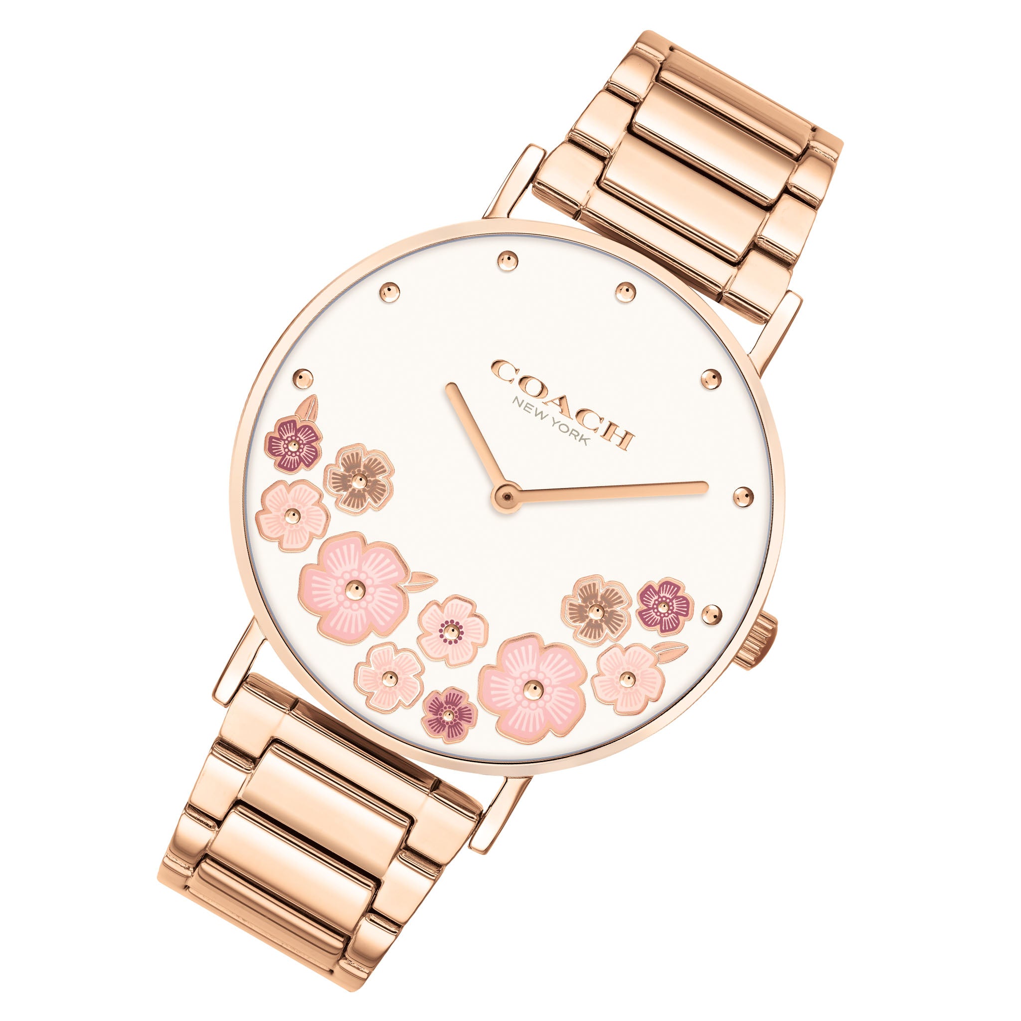Coach Perry Rose Gold Steel Women's Watch - 14503768