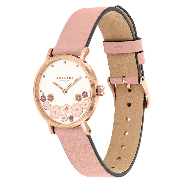 Coach Perry Pink Leather Women's Watch - 14503769