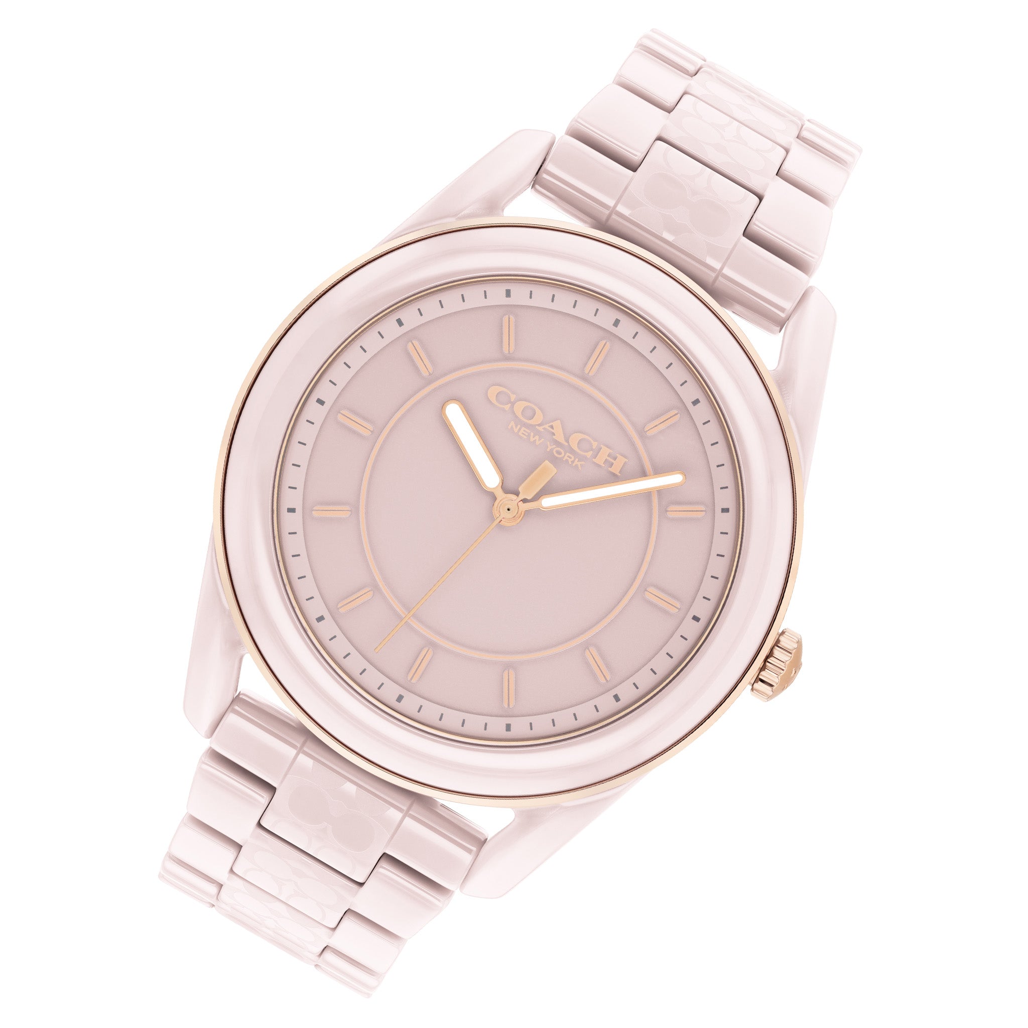 Coach Preston Blush Ceramic Women's Watch - 14503772
