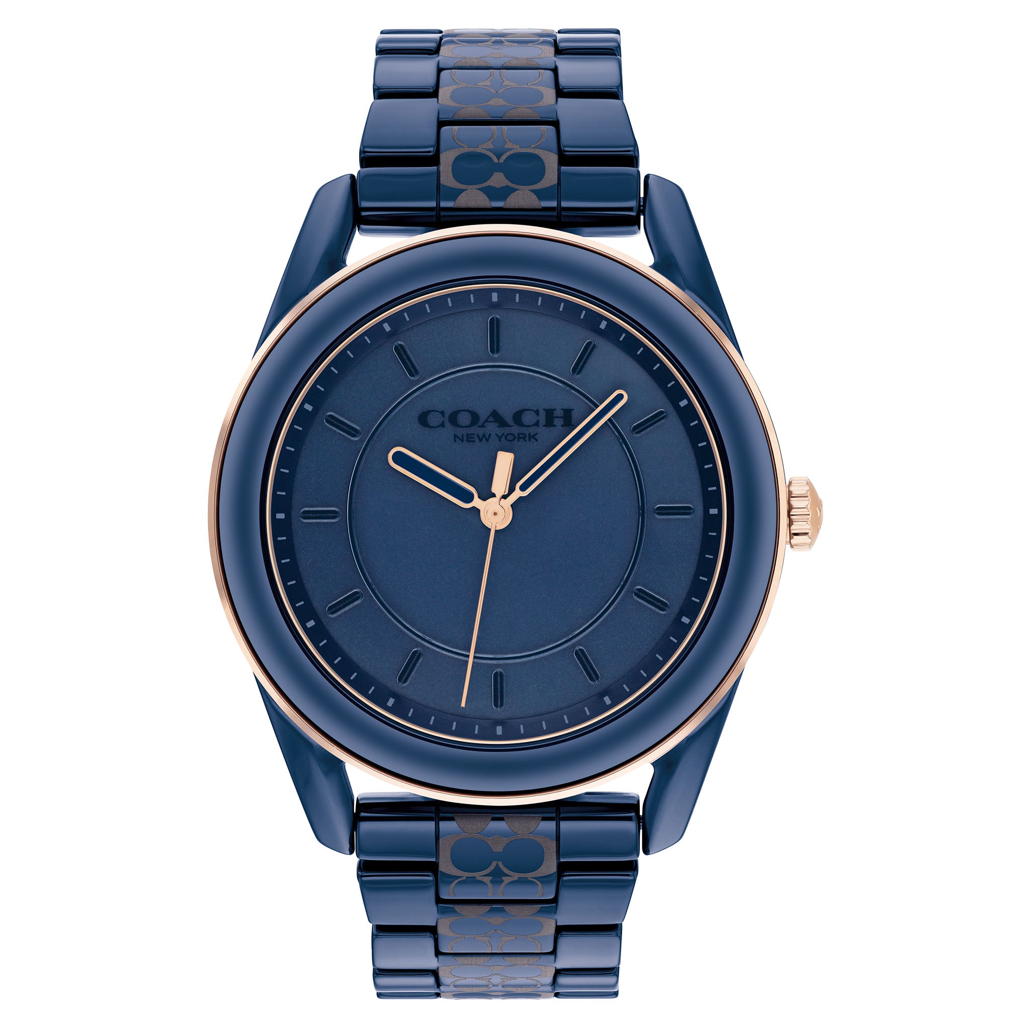 Coach Preston Navy Ceramic Women's Watch - 14503773