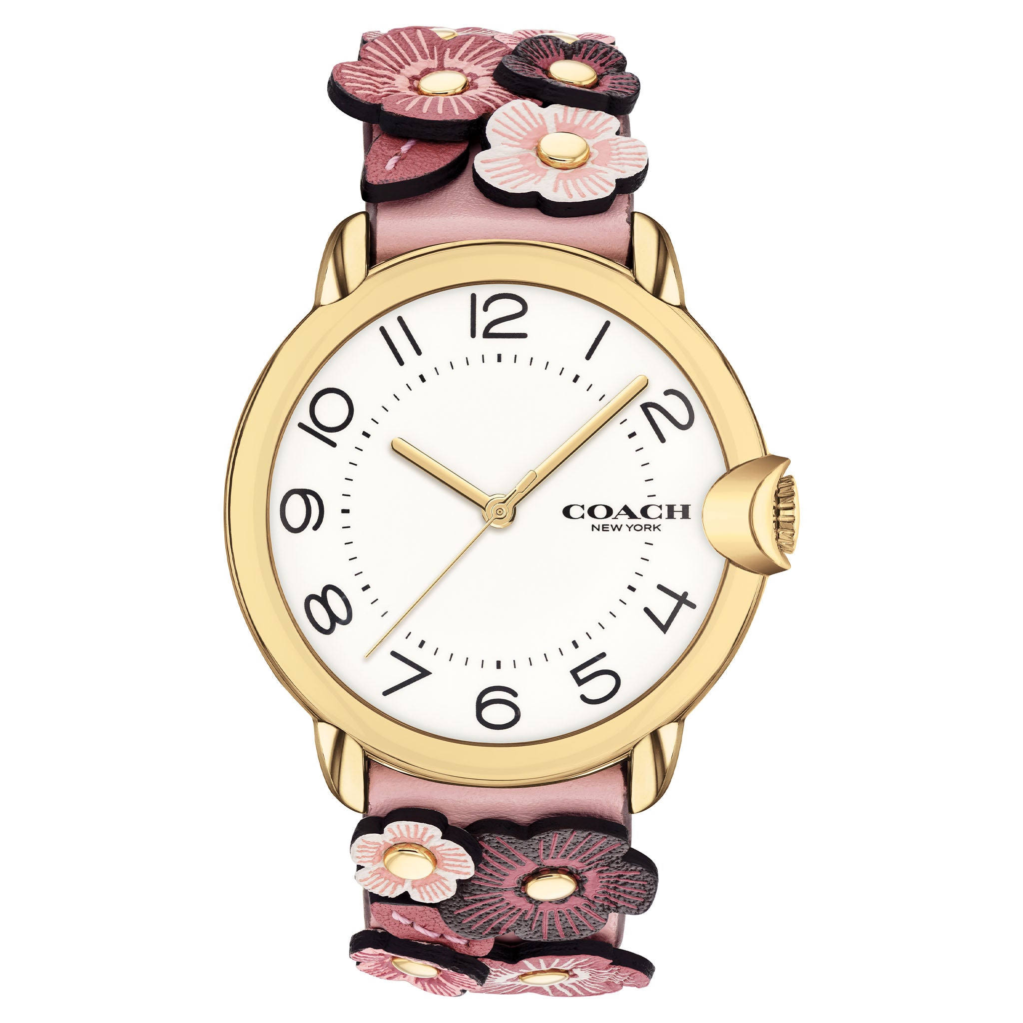 Coach Arden Pink Leather White Dial Women's Watch - 14503786