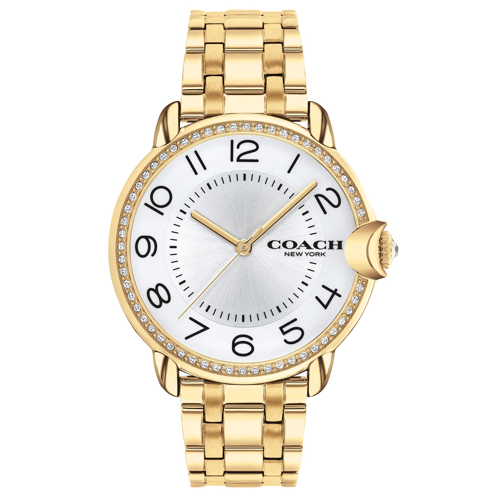 Coach Arden Gold Steel Silver White Dial Women's Watch - 14503810