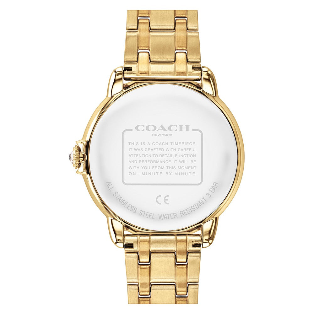 Coach Arden Gold Steel Silver White Dial Women's Watch - 14503810