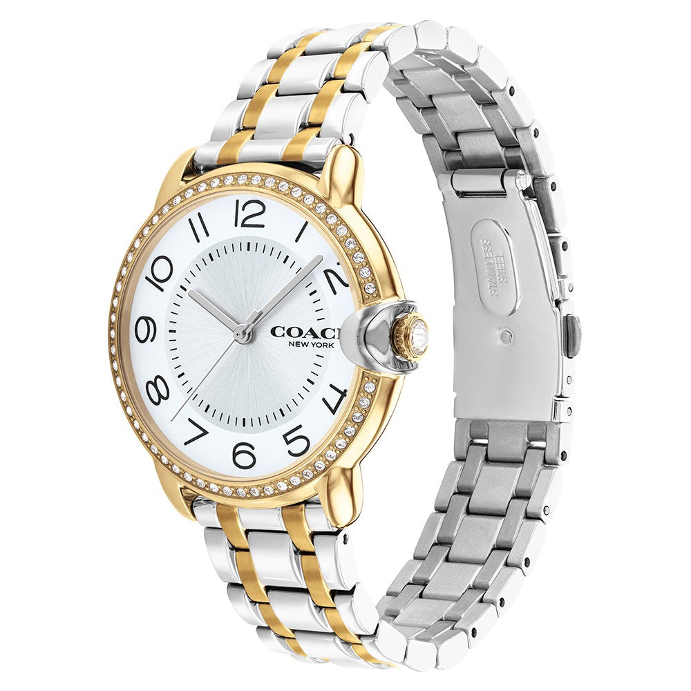 Coach Arden Two-Tone Steel with Crystals Women's Watch - 14503811