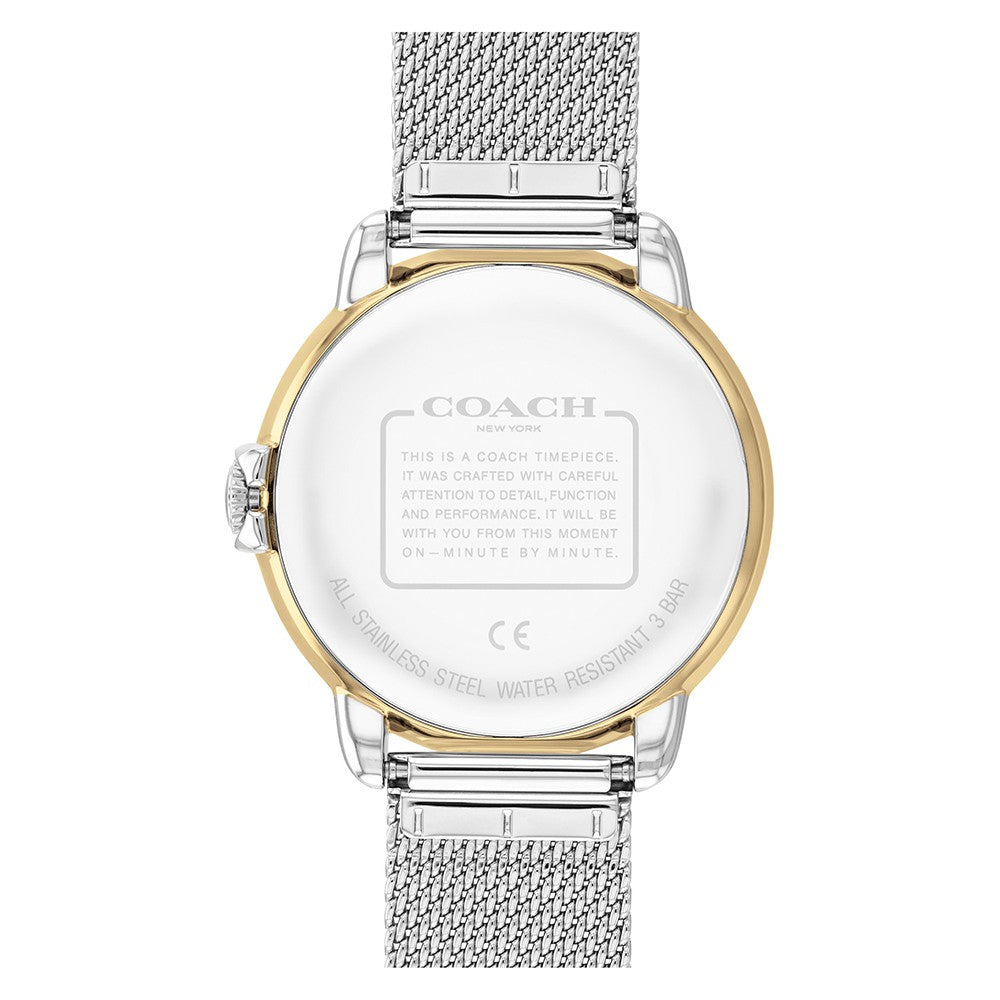 Coach Arden Silver Mesh White Dial Women's Watch - 14503812