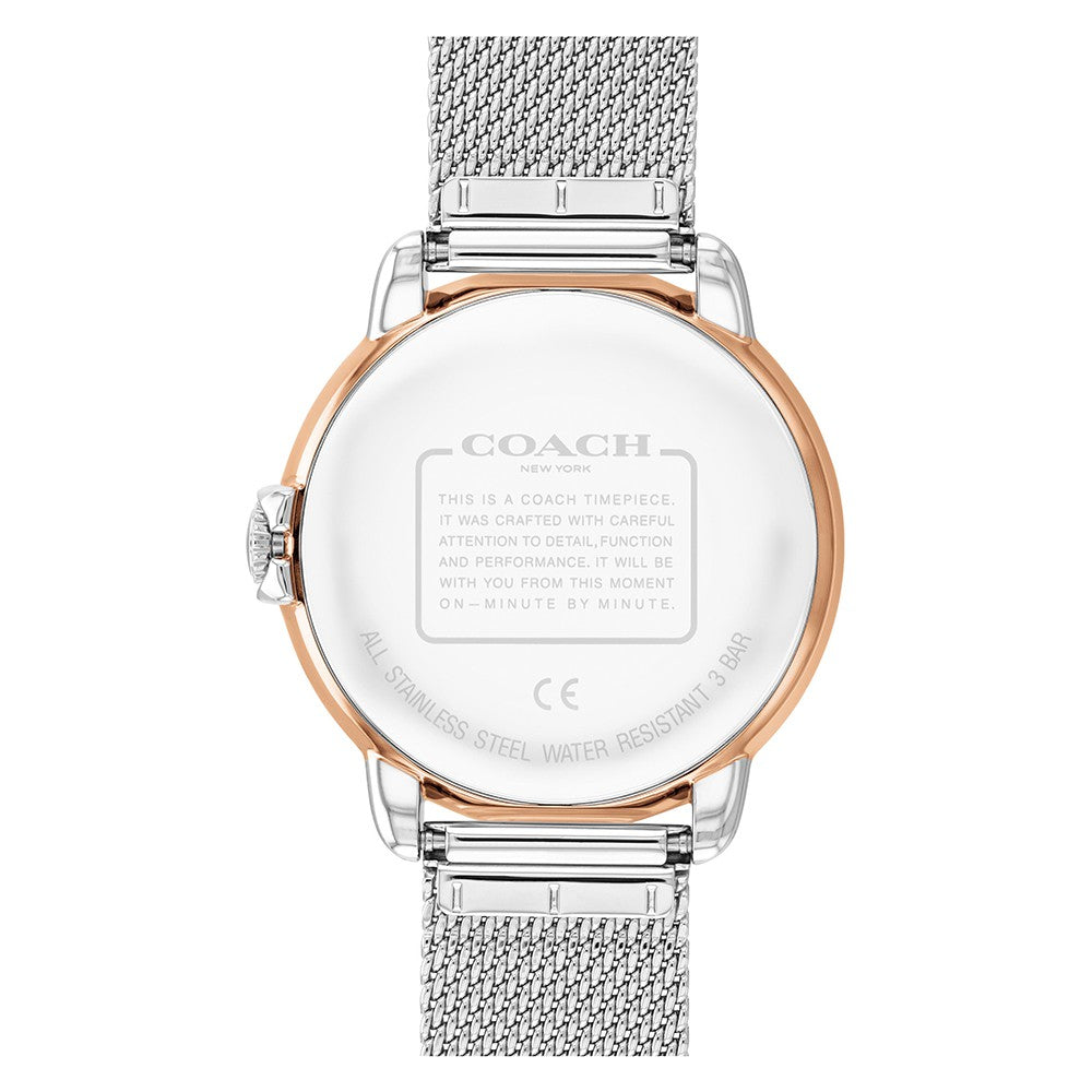Coach Arden Silver Mesh White Dial Women's Watch - 14503813