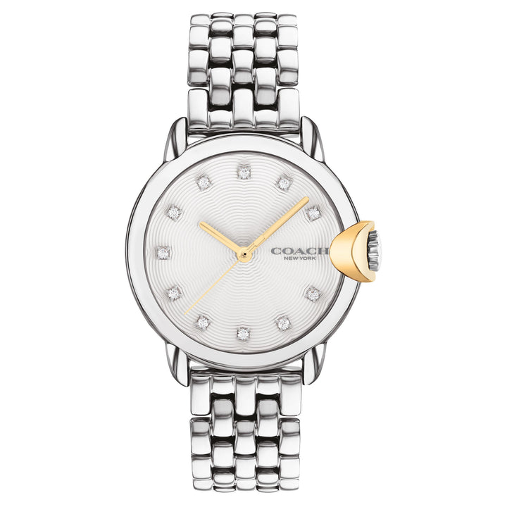 Coach Arden Stainless Steel White Dial Women's Watch - 14503818