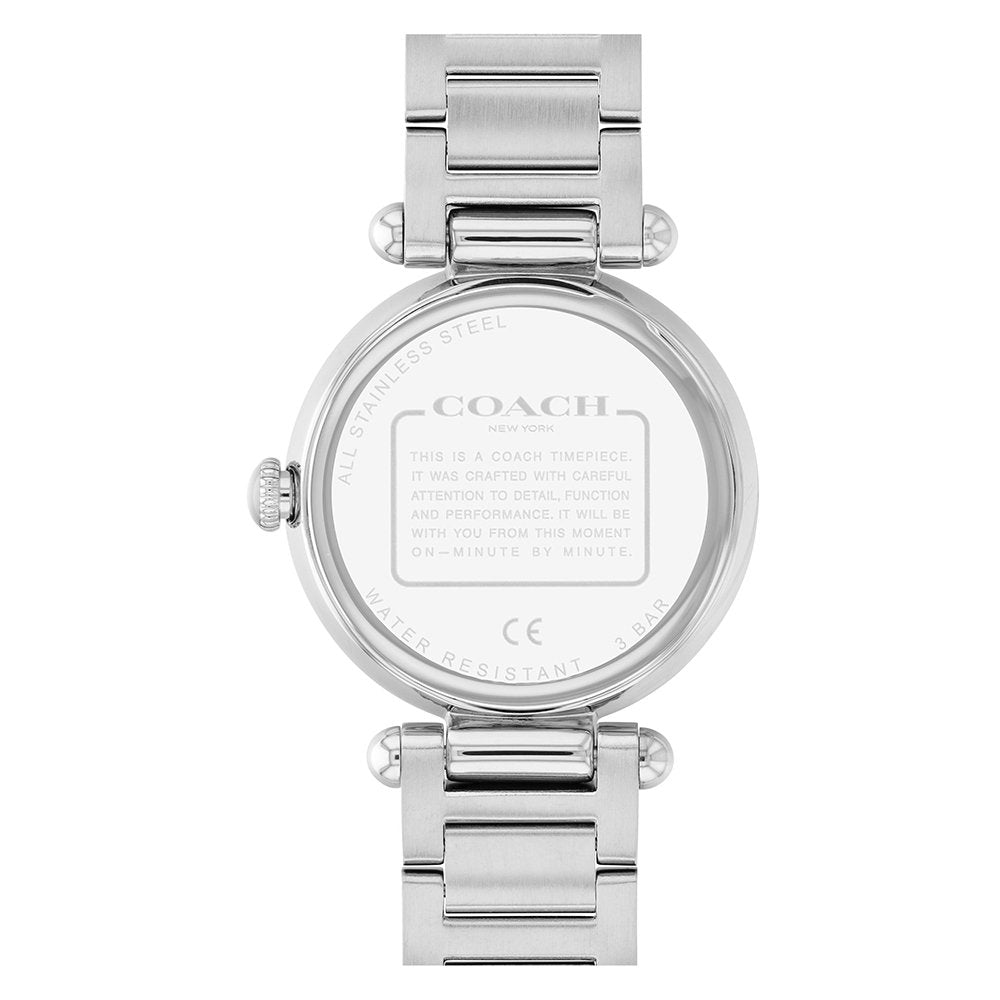 Coach Cary Stainless Steel with Crystals Silver Dial Women's Watch - 14503830