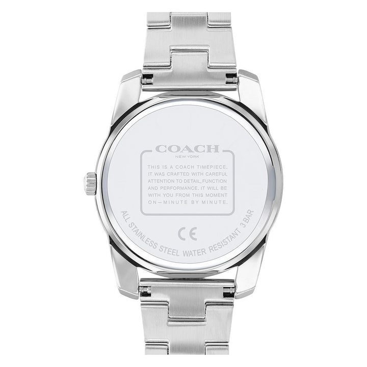 Coach Preston Stainless Steel with Crystals Silver Dial Women's Watch - 14503856