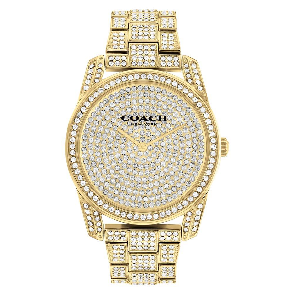 Coach Preston Gold Steel with Crystals Women's Watch - 14503870